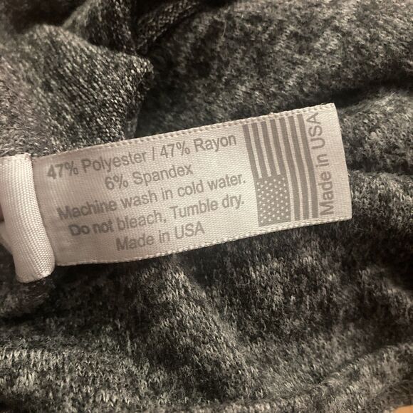 GO Couture Heart Tunic Top MEDIUM Boatneck Dolman USA - Picture 5 of 8